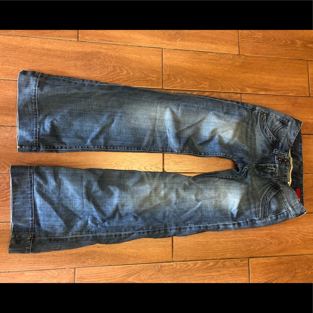 Express wide leg denim jeans